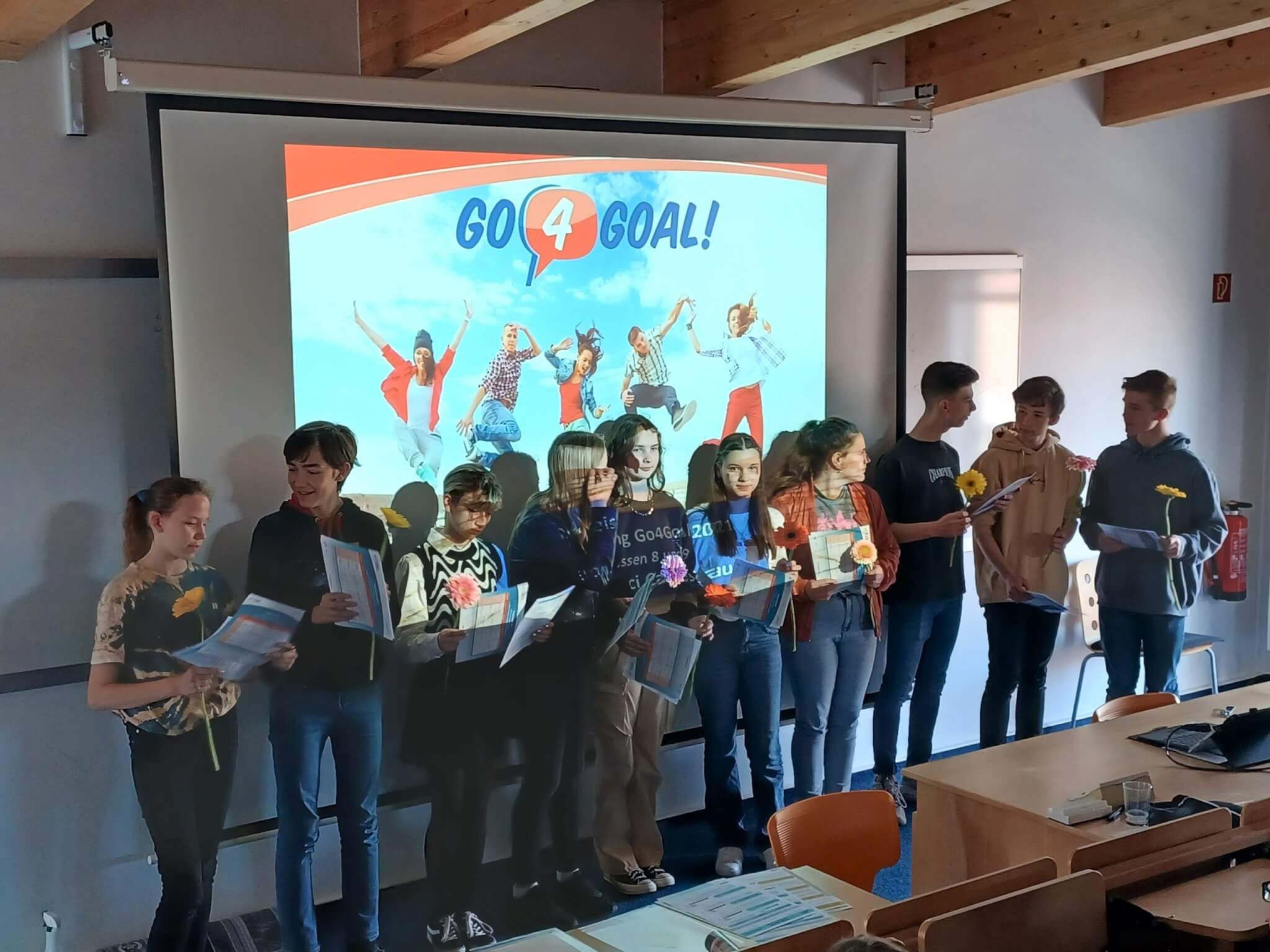 Go4Goal Preisverleihung_Preisträger Klasse 8 und 9 Gymnasium